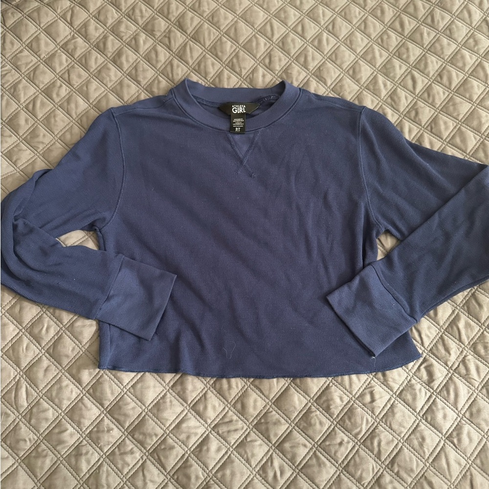 2/$10 EUC athleta small waffle shirt